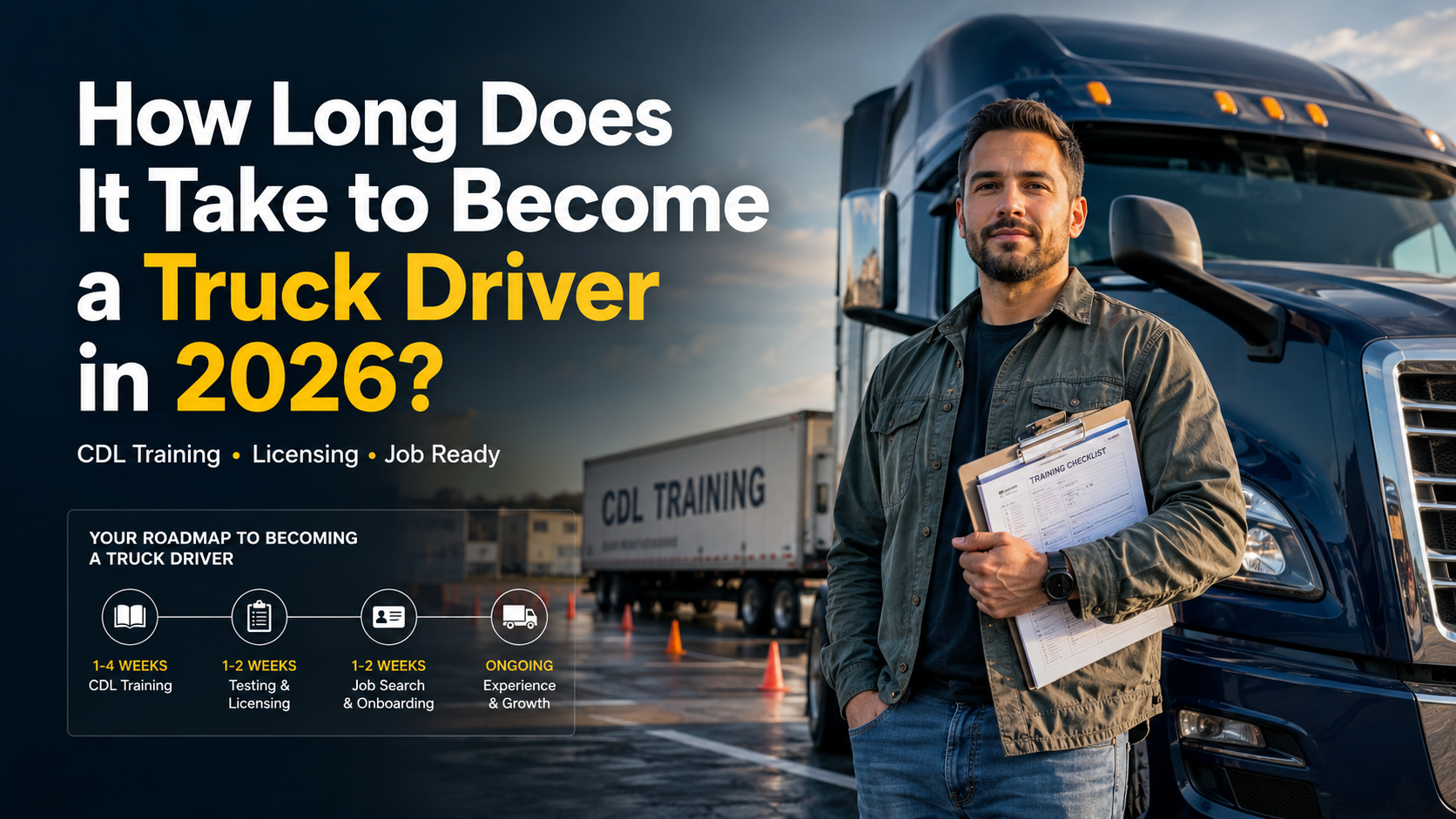 How Long Does It Take to Become a Truck Driver? The Real 2026 Timeline
